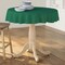 Modern Polyester Poplin Serged Edge Round Tablecloth 51in Overlay